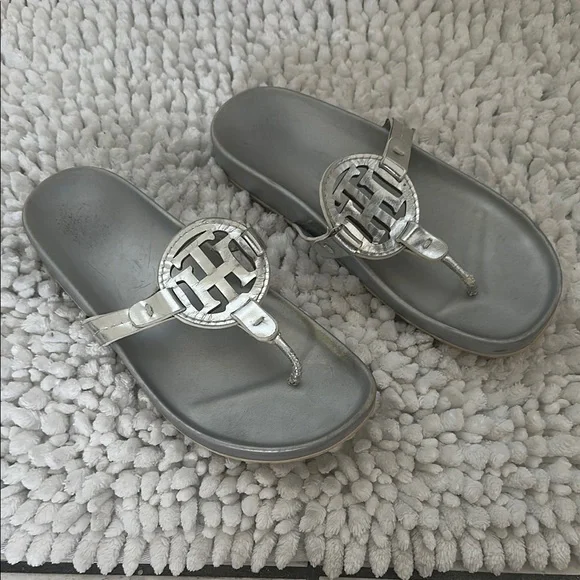 Tommy Hilfiger Silver Sandals - Picture 3 of 3